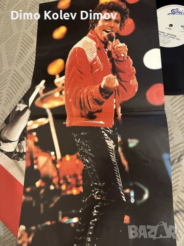 Michael Jackson Винил Плоча с Оригиналния плакат вътре, снимка 4 - Грамофонни плочи - 55211625