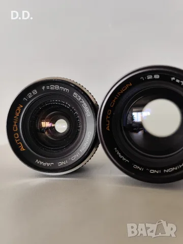 М42 обективи Chinon F2.8 28mm & 135mm, снимка 6 - Обективи и филтри - 55313618