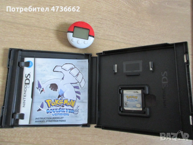 Pokemon Soul Silver with PokeWalker, снимка 6 - Игри за Nintendo - 54455014