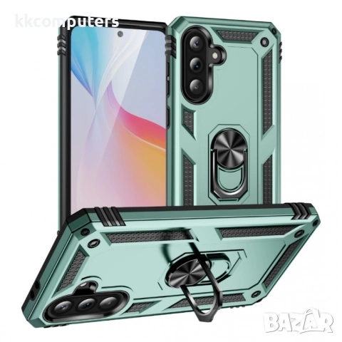Калъф за Samsung Galaxy A37 5G с Въртящ се Пръстен - PC+TPU, Военна защита, 7 цвята, снимка 6 - Калъфи, кейсове - 54055096
