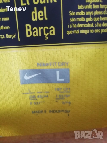 Barcelona Puyol Nike 2008-2009 оригинална жълта тениска фланелка Барселона Карлес Пуйол, снимка 8 - Тениски - 43849121