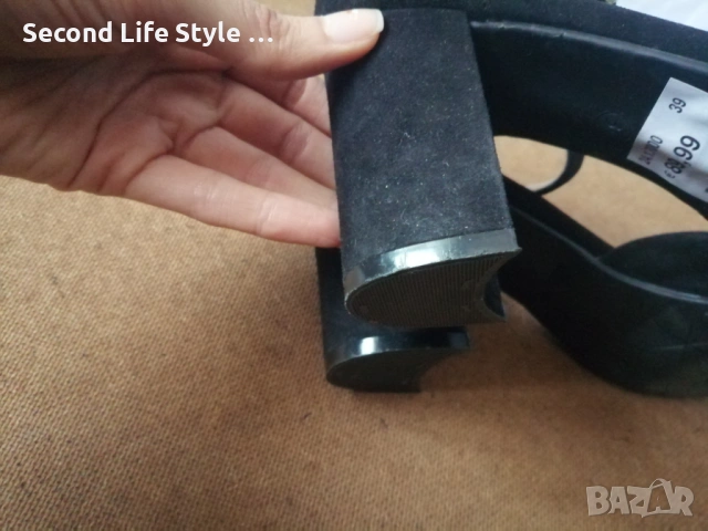 Manfield № 39 дамски елегантни обувки сандали на ток , снимка 15 - Дамски обувки на ток - 54096594