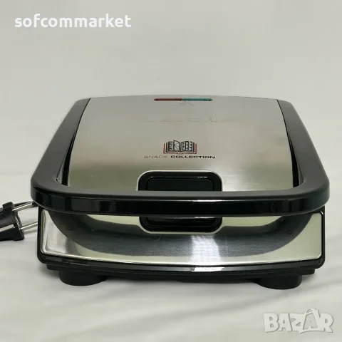  Чисто нов Tefal Snack Collection SW852D12 (Сандвич тостер и гофретник) + Гаранция, снимка 3 - Скари - 55471465