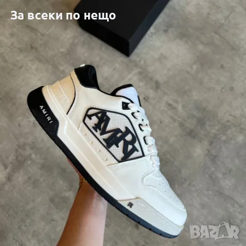 Amiri Classic Low "White/Black" Дамски Маратонки👟Мъжки Маратонки Код ch48, снимка 2 - Маратонки - 55417006