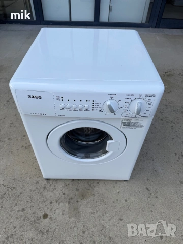 Мини - малка пералня AEG 4 кг Като Нова, снимка 4 - Перални - 54767723