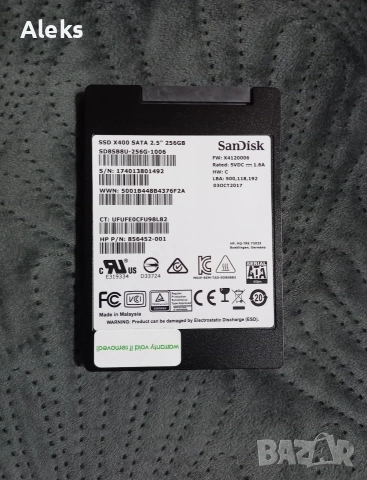 SSD диск 256GB SanDisk 2.5"