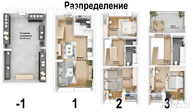 Дава под наем къща в затворен комплекс Бояна / Гърдова Глава, снимка 14 - Къщи - 53367030