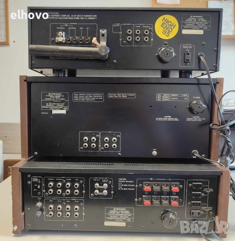 Стерео усилвател, дек, тунер Pioneer, снимка 3 - Ресийвъри, усилватели, смесителни пултове - 55278503