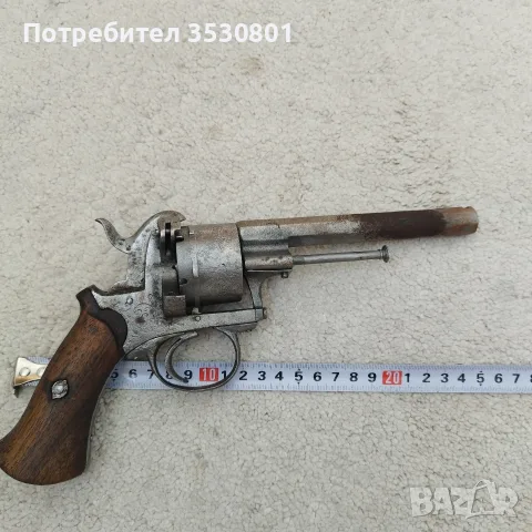 Револвер система Лефуше , снимка 3 - Антикварни и старинни предмети - 55558968