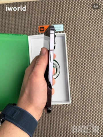 100% Battery! iPhone 14 PRO MAX Лизинг от 20Е/мес deep purple 128gb, снимка 8 - Apple iPhone - 54052260