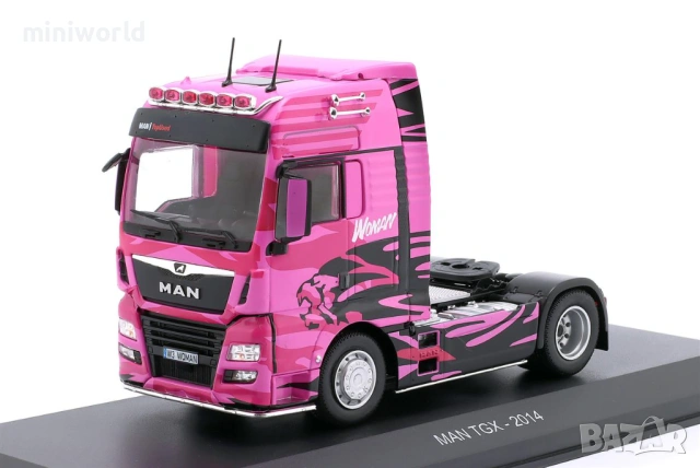 MAN TGX "Woman Trucker" влекач 2014 - мащаб 1:43 на Hachette моделът е нов в блистер