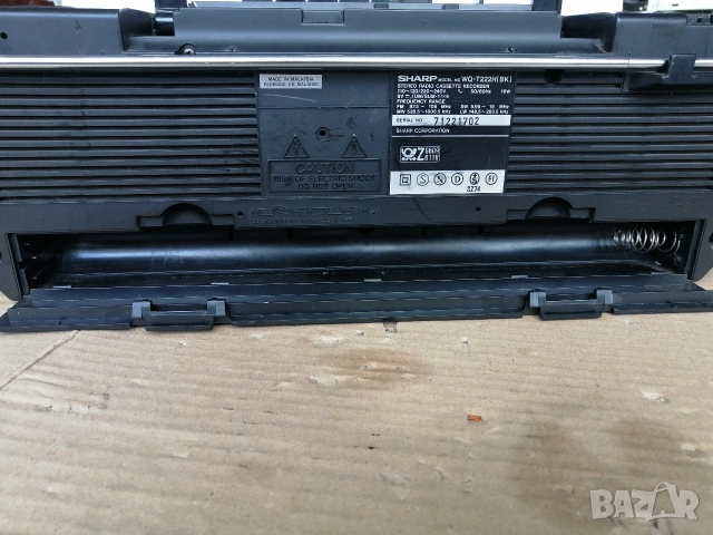 Радиокасетофон SHARP WQ-T222H, снимка 11 - Радиокасетофони, транзистори - 54603044