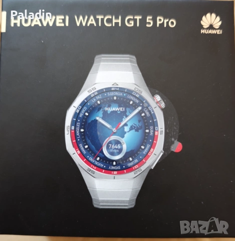 Huawei Watch GT 5 Pro, 46mm, Titanium Case, Titanium Strap, снимка 4 - Смарт гривни - 54508608