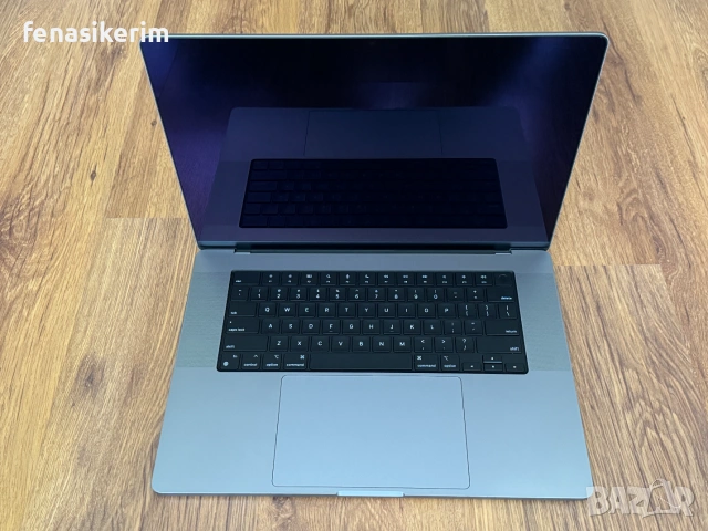 16' Apple MacBook Pro M1 MAX 2021 Space Grey 64GB RAM/1TB SSD/Бат 12ч, снимка 3 - Лаптопи за работа - 55243678