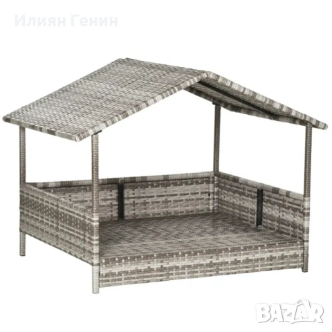 PawHut Кучешка къщичка за домашни любимци, снимка 5 - За кучета - 54362668