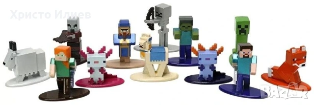 Фигурка Jada Toys - Minecraft 2бр комплект , снимка 3 - Фигурки - 54549672