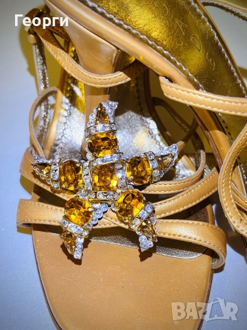 Casadei Crystal Starfish, снимка 4 - Дамски обувки на ток - 55125517