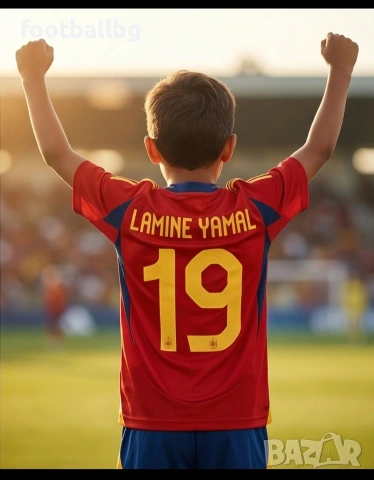 YAMAL 19 ❤️⚽️ детско юношески футболни екипи 🇪🇸 SPAIN 🇪🇸 НОВО 2026-27 година , снимка 5 - Футбол - 28093417