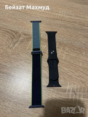 Apple Watch SE 3 44mm GPS Черен, 3 Каишки, Протектори, Гаранция, снимка 5 - Смарт гривни - 54495548