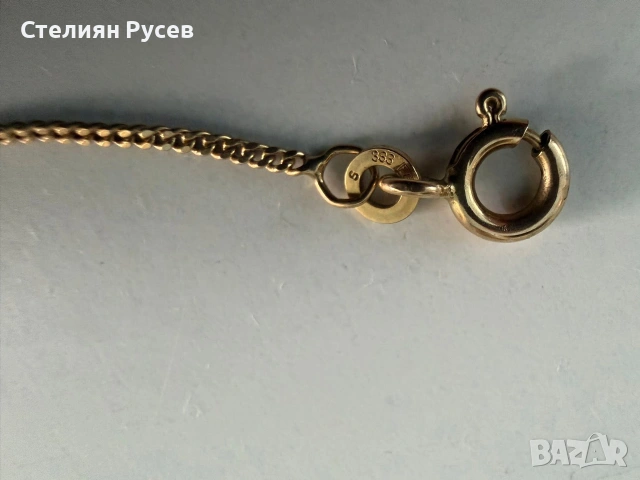 2.69гр НА 8 КАРАТА  са 1.53грама на 14к / златен женски дамски ланец колие синджир / злато / GOLD ко, снимка 2 - Колиета, медальони, синджири - 55089330