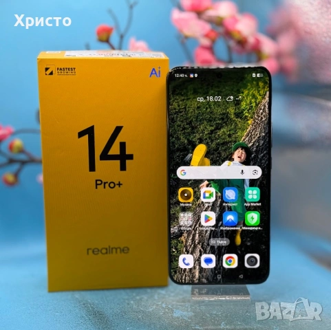 Realme 14 Pro+ 5G, Dual SIM, 512GB, 12GB RAM, Suede Grey , снимка 5 - Xiaomi - 54481057