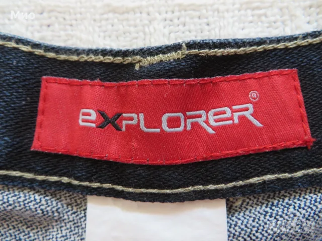 Нови тъмно сини плътни дънки Explorer, 28/32, снимка 5 - Дънки - 55675361