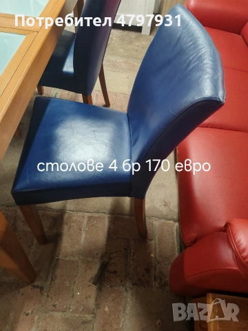трапезни столове от дъбов масив, снимка 3 - Столове - 54213605