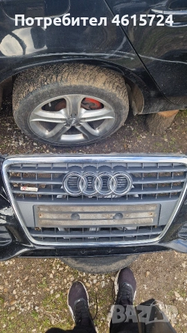 Предна Броня Audi A4 B8 S, снимка 6 - Части - 53990451