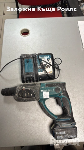  Акумулаторен перфоратор Makita DHR202 (Комплект с батерия 3.0Ah и зарядно DC18RC), снимка 2 - Други инструменти - 54837895