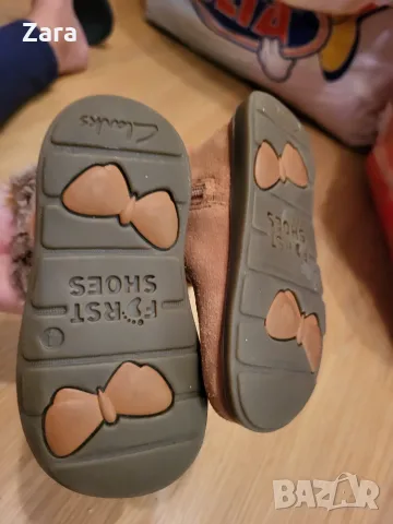 нови кожени ботуши Clarks, 20ти номер, снимка 6 - Детски боти и ботуши - 55502242