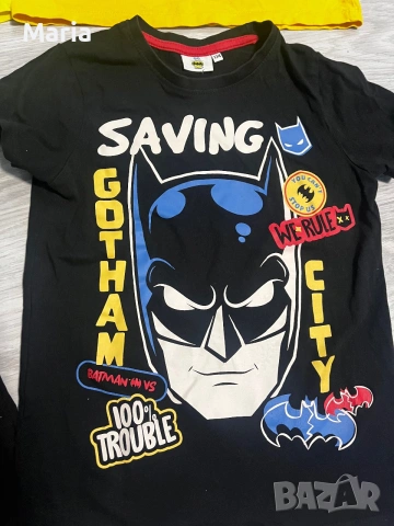Лот от 5 детски тениски LC Waikiki / Batman – размери 116–134, снимка 8 - Детски тениски и потници - 55065901