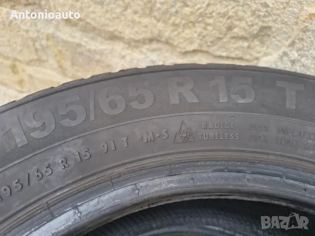 195 65 15 SEMPERIT SPEED GRIP-5 зимни гуми два броя, снимка 9 - Гуми и джанти - 55603146