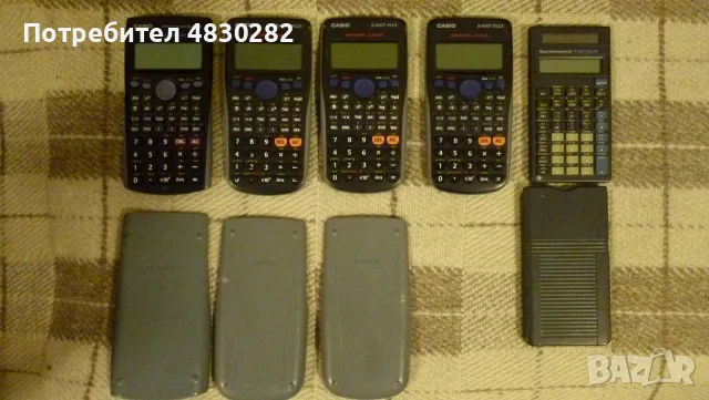калкулатори CASIO fx-83GT PLUS-Texas Instruments TI 36 X SOLAR, снимка 2 - Друга електроника - 55439925