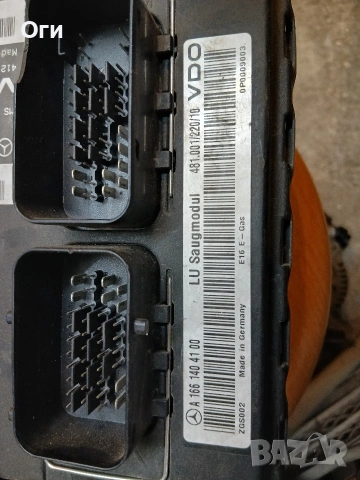 Компютър за Мерцедес А160 W168 A 029 545 36 32 / A 166 140 41 00, снимка 3 - Части - 54753386