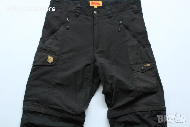 FJALLRAVEN Abisko Zip-off trousers - мъжки панталони, размер 50 (М), снимка 2 - Спортни дрехи, екипи - 54334334