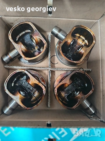 Бутала нормални,бутала с биели и сегменти нови за 2ри ремонт за Rav4 2000k 150ks бензин 2002г, снимка 2 - Автомобили и джипове - 53977251