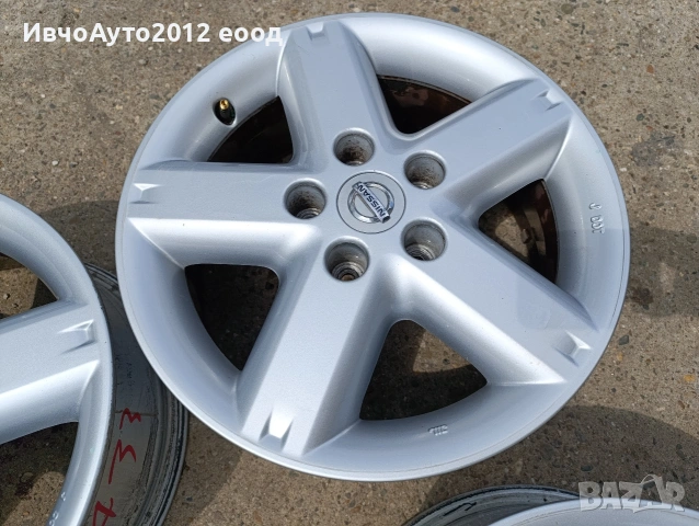 Алуминиеви джанти 16 оригинални nissan , снимка 7 - Гуми и джанти - 54388326