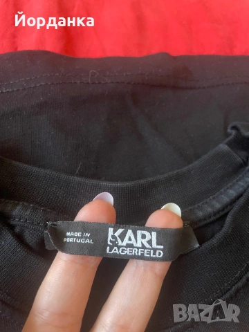 Тениска на KARL LAGERFELD, снимка 3 - Тениски - 54581056