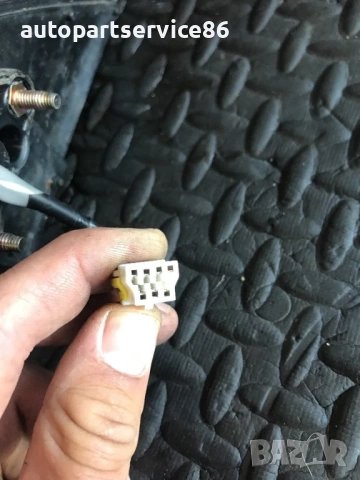 Ляво предно странично огледало сребристо за Mitsubishi Galant (2001) 012091, снимка 3 - Части - 54752658