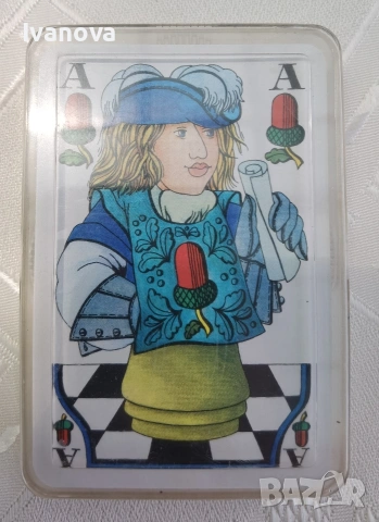 Стари карти за белот от ГДР, нови, снимка 2 - Карти за игра - 55059783