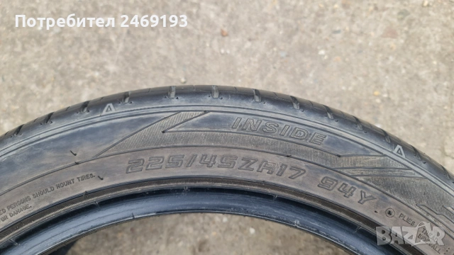 Гума 225 45 17 Falken , снимка 7 - Гуми и джанти - 54389384