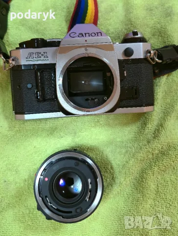 Canon AE-1 Program + Canon FD 50mm f/1.8 | Легендарен аналогов фотоапарат, снимка 2 - Фотоапарати - 55511860