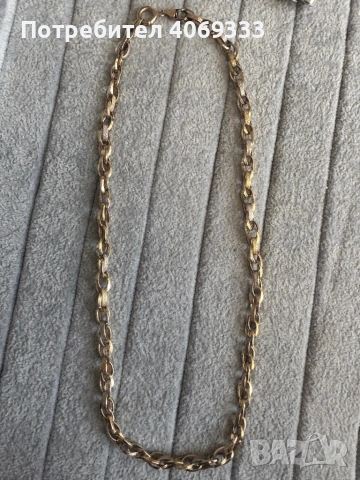 Златно колие 12.2 гр 14к 52см, снимка 6 - Колиета, медальони, синджири - 54172375