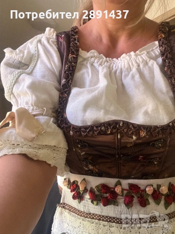Баварска носия , осъвременена размер М , снимка 3 - Антикварни и старинни предмети - 54777009
