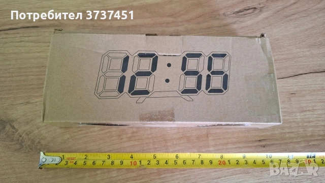 3D LED дигитален часовник, снимка 12 - Други стоки за дома - 55074421