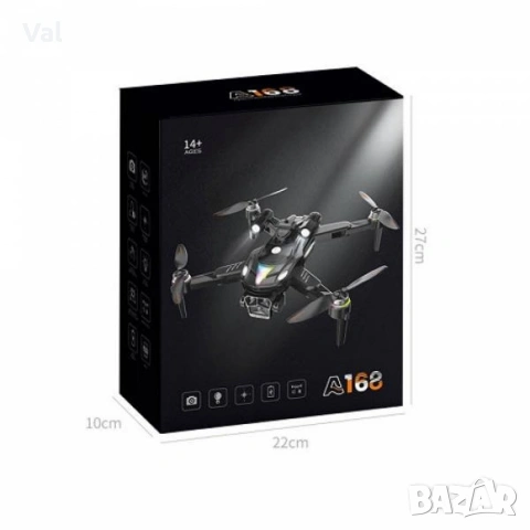 Професионален дрон A168 с 8K HD WiFi камера и GPS , снимка 8 - Дронове и аксесоари - 54841898