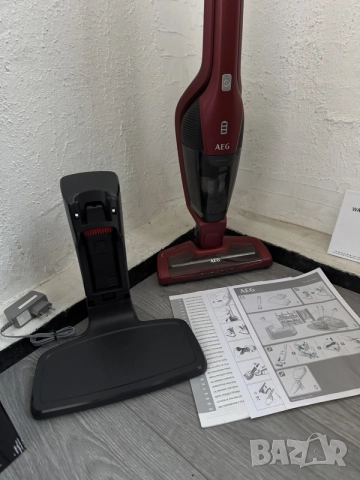Вертикална Безжична Прахосмукачка AEG Ergorapido CX7 Animal 18V HD Литиева 2в1, снимка 5 - Прахосмукачки - 55695552