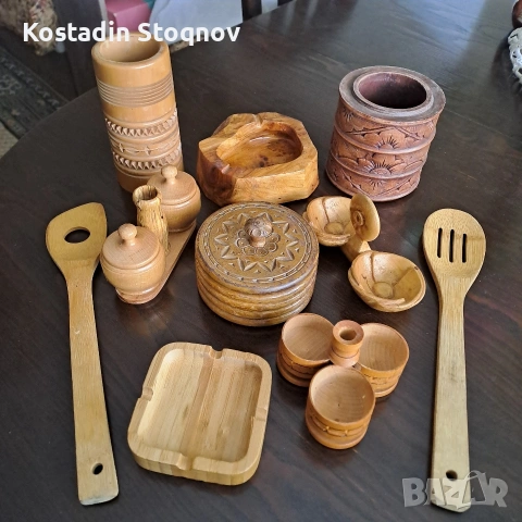 Дървени прибори за маса