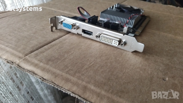 Видео карта NVidia GeForce Zotac GT 620 1024MB GDDR3 64bit PCI-E, снимка 3 - Видеокарти - 54245593