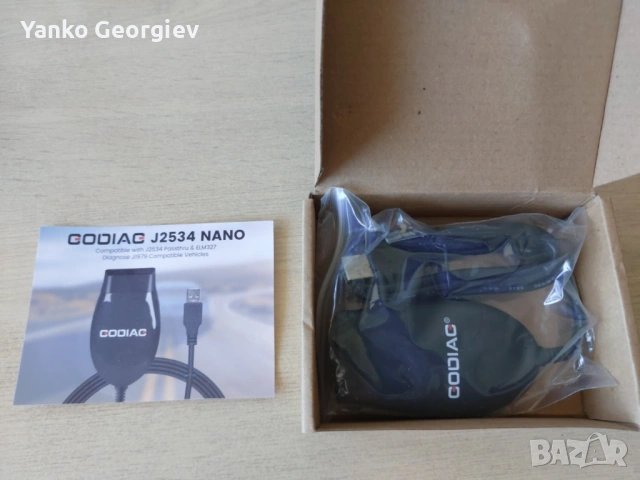 Godiag J2534 NANO интерфейс кабел